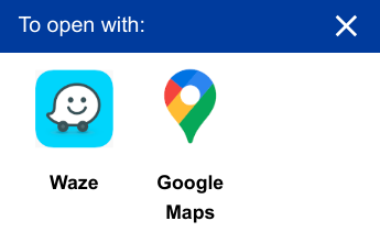 Open the final route in Google Maps or Waze to drive to your destination at the best price
